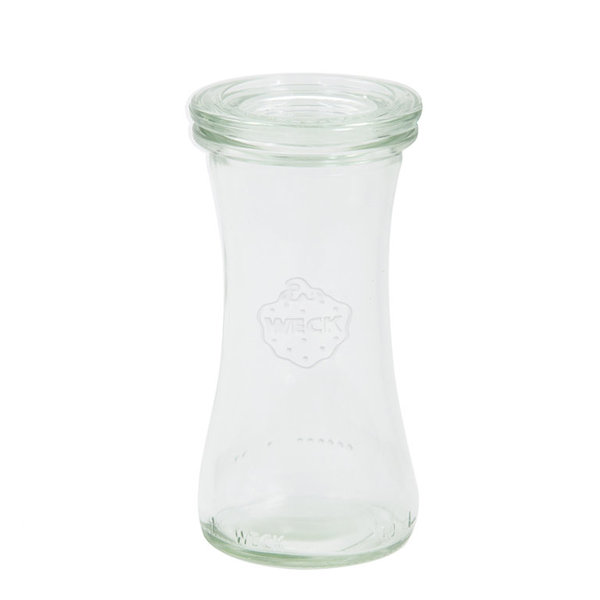 Delikatessen-Glas 100 ml mit Glasdeckel (6 St.)