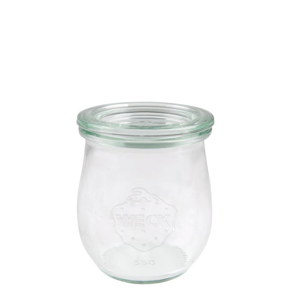 Tulpen-Glas 220 ml mit Glasdeckel (12 St.)
