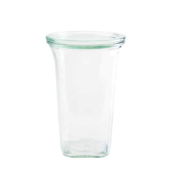 Quadro-Glas 795 ml mit Glasdeckel (6 St.)