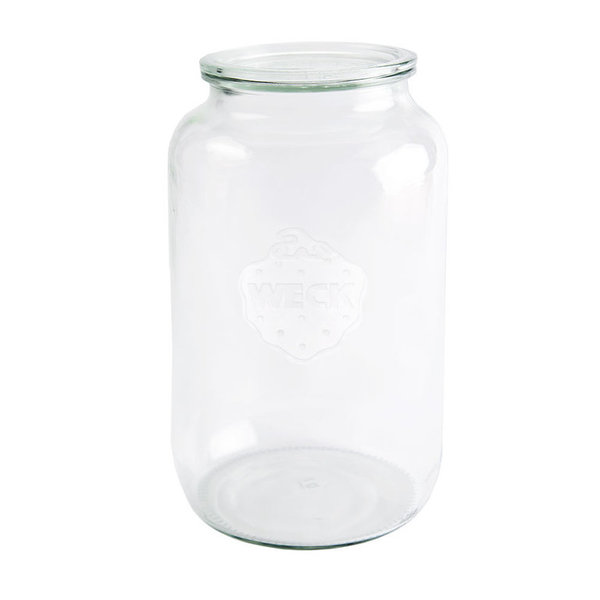 Zylinder-Glas 3000 ml mit Glasdeckel (4 St.)