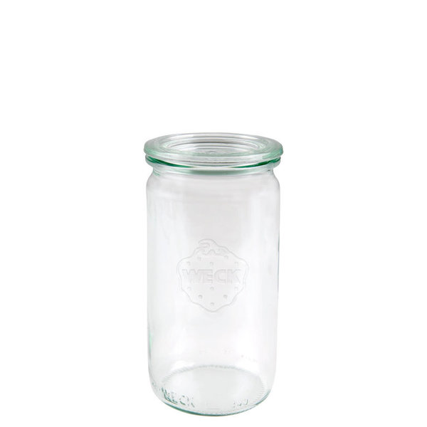Zylinder-Glas 340 ml mit Glasdeckel (6 St.)